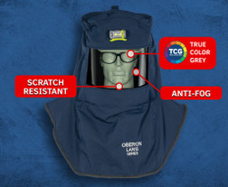 Oberon LNS2STB Navy Blue LAN Arc Flash Suit Set