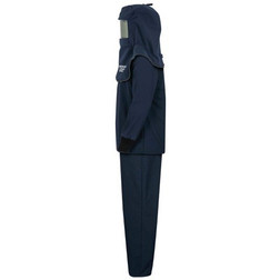 Oberon LNS4B-ES Navy Blue Fabric/Kevlar Strap LAN Arc Flash Suit Set