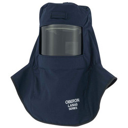 Oberon LNS4B-ES Navy Blue Fabric/Kevlar Strap LAN Arc Flash Suit Set
