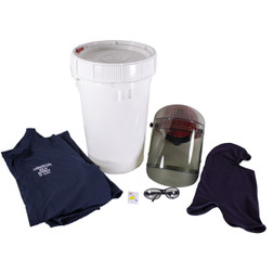 Oberon TCG2P-BKT-NB Navy Blue Treated Cotton TCG2P Arc Flash Bucket Kit