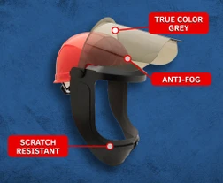 Oberon TCG30 Durable Polycarbonate TCG Arc Flash Face Shield