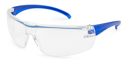 Gateway Safety SteelyBlues 29MDX9 Clear FX3 Premium Anti-Fog Lens Translucent Blue Frame Safety Glasses