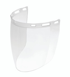 Gateway Safety Venom 675 99.9% UV Protection Polycarbonate Molded Cylinder Faceshield Visor - 10/Pack