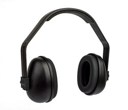 Gateway Safety BlackHawk 956300 Black Cup Protective Earmuff - 10/Box