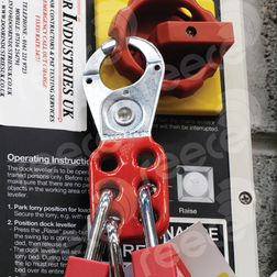 Reece MLH Steel Red Scissor Action Lockout Hasp - Each