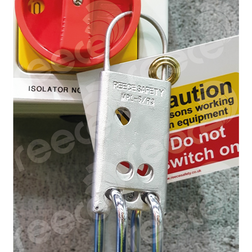 Reece MLH10 6 Padlocks 10 mm Stainless Steel Ultra Thin Shackle Lockout Hasp - Each