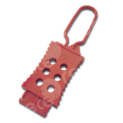 Reece MLH7 6 Padlocks Nylon Red Flexible Non-Conductive Lockout Hasp - Each