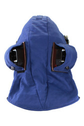 NSA Enespro ARC40H1 41 Cal One Size Fits Most Navy Arc Flash Hood with Dual Lens - 1-Pack
