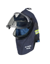 NSA Enespro EN403HNDNB04AL 43 Cal One Size Fits Most Navy Arc Flash Lift Front Hood without Fans - 1-Pack