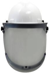 NSA Enespro H12HTHAT 12 Cal One Size Fits Most Clear Faceshield with Hard Hat - 1-Pack