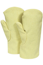 NSA M11TCRH14 Regular Yellow High Heat Heavy Lined Mitten - 1-Pack