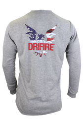 NSA DRIFIRE TEE-PHX-PD_-_ _ 8.6 Cal Polartec Power Dry Grey Phoenix T-Shirt - 1-Pack