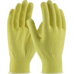 PIP Kut Gard 07-K200 Seamless Knit Yellow 100% DuPont Kevlar Fiber Uncoated Light Weight Cut Resistant Gloves