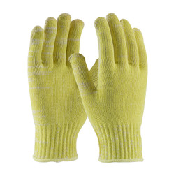 PIP Kut Gard 07-K320 Seamless Knit Yellow DuPont Kevlar Uncoated Medium Weight Cut Resistant Gloves