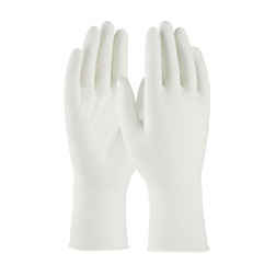 PIP CleanTeam 100-333010 White Nitrile Rolled Single Use Cleanroom Critical Environment Gloves