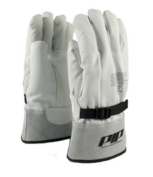 PIP 148-4000 Natural Top Grain Goatskin Leather 12 in Electrical Gloves Protector
