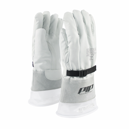 PIP 148-4000 Natural Top Grain Goatskin Leather 12 in Electrical Gloves Protector