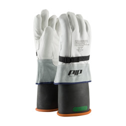 PIP 148-7000 Natural Top Grain Goatskin Leather 12 in Electrical Gloves Protector