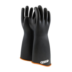 PIP NOVAX 158-1-18 Black Rubber Contour Electrical Safety Insulating Gloves