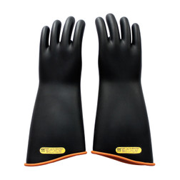 PIP NOVAX 158-2-18 Black Rubber Contour Electrical Safety Insulating Gloves
