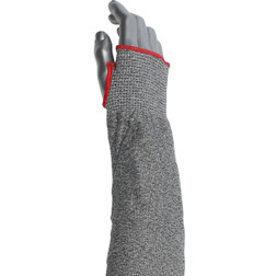 PIP Kut Gard 20-S13ATA/PE2-18T 18 in Gray ATA Fiber/HPPE Blended Cut Resistant Sleeve