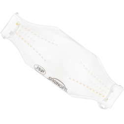 PIP Springfit 272-RPD421N95 One Size Fits Most White Braided Premium Flat Fold Disposable Respirator