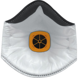 PIP JSP 272-RPD725N95 One Size Fits Most White Braided Premium Disposable Respirator with Valve