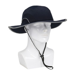 PIP HardCap 282-AFB375-21 Vented Full Brim One Size Fits Most Navy High-Density Polyethylene Ranger Style Bump Cap