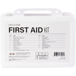 PIP 299-21025A White 25 Person 110-Pieces Waterproof First Aid Kit