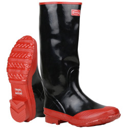 PIP Boss 2KP5221 Black Rubber Slip-On Over-the-Sock Plain Toe Knee Boot