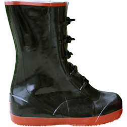 PIP Boss 2PP6297 Black Rubber Buckle Over-the-Shoe Plain Toe Buckle Boot
