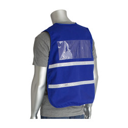 PIP 300-2504 Blue Cotton/Polyester Non-ANSI Incident Command Safety Vest