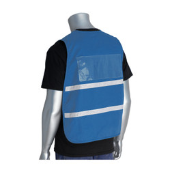 PIP 300-2509 Light Blue Cotton/Polyester Non-ANSI Incident Command Safety Vest