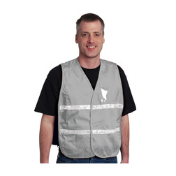 PIP 300-2515 Gray Cotton/Polyester Non-ANSI Incident Command Safety Vest