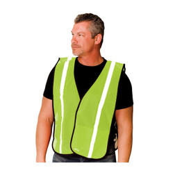 PIP 300-EVOR-E One Size Fits Most Polyester Non-ANSI Mesh Safety Vest