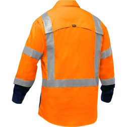 PIP Bisley 313M6491H Cotton/Polyester/Ripstop Long Sleeve Work Shirt