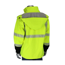 PIP 333-1550 Hi-Vis Yellow Polyester Protective Jacket