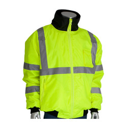 PIP 333-1762 Polyester Water Resistant Bomber Jacket with Zip-Out Fleece Liner