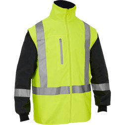 PIP Bisley 333M6375H Hi-Vis Yellow 300D Polyester Ripstop Protective Jacket