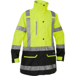 PIP Bisley 333W6375H Hi-Vis Yellow 300D Polyester 5-in-1 Protective Jacket