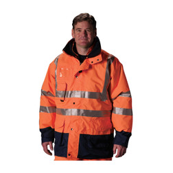PIP 343-1756 Polyester 7-in-1 All Condition Coat with Inner Jacket and Vest Combination