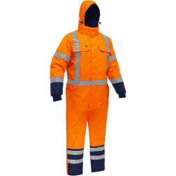 PIP Bisley Men's Class 3 Extreme Cold Coverall with X Back (344M6453X)