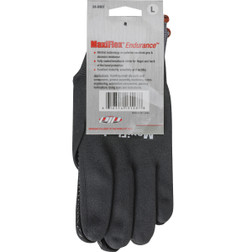 PIP MaxiFlex Endurance 34-846T Seamless Knit Gray Nylon Nitrile Coated General Purpose Gloves