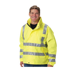PIP VizPLUS 353-2000 100% Polyester Heavy Duty Waterproof Breathable Rain Jacket