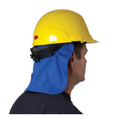 PIP EZ-Cool 396-405-BLU One Size Fits Most Blue Polyester and Cotton Evaporative Cooling Hard Hat Pad