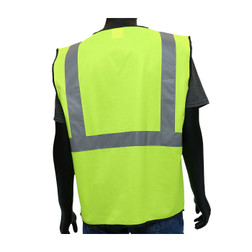 PIP Viz-Up 47203 Hi-Vis Yellow Polyester Solid Safety Vest