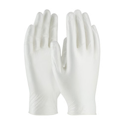PIP Ambi-dex 64-V2000 White Vinyl Rolled Powdered Industrial Grade Disposable Gloves