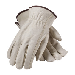 PIP 70-368 Natural Top Grain Pigskin Leather Slip-on Premium Grade Driver's Gloves