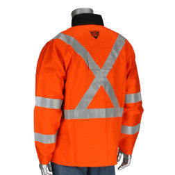PIP Ironcat 7060 Hi-Vis Orange 100% Cotton Flame Resistant Welding Jacket