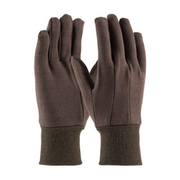 PIP 750LC Knit Wrist Ladies Brown Cotton/Polyester Regular Weight Fabric Work Gloves